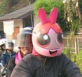 Blossom motorcycle helmet
