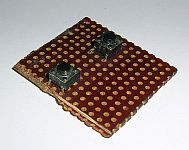 Tact switches on prototype board
