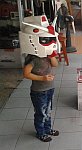 SD-scale:a kid wearing the helmet