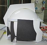 Right-hand side view before fitting the right side outer foam