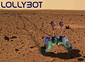 Lollybot on Mars