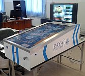 Front view of the Payap pinball machine
