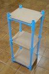 PVC water pipe
nightstand/shelves