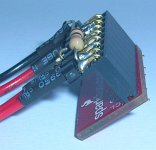 Side of the header attached to the ADXL345 breakout board