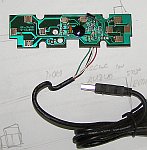 Stripped down USB gamepad PCB