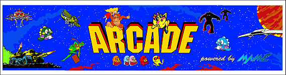 My custom arcade marquee artwork