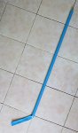 PVC pipe hockey stick.