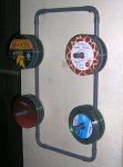 PVC pipe CD-ROM holder