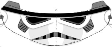 Finished visor artwork